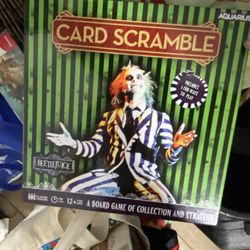 Beetle juice Card Scramble
