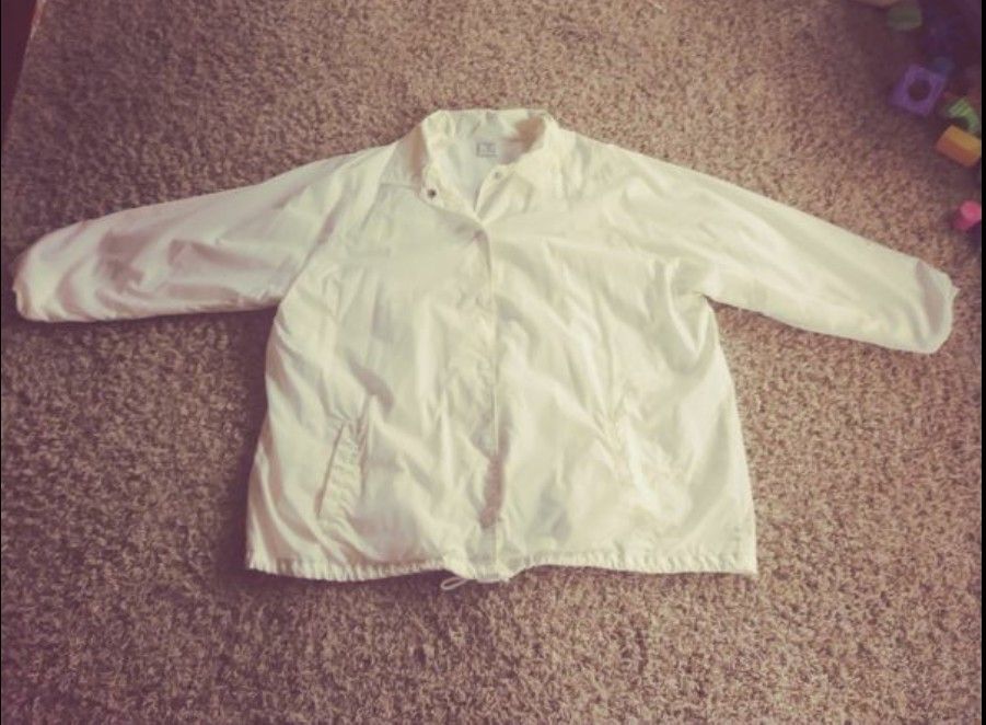 White Snap Jacket - XL