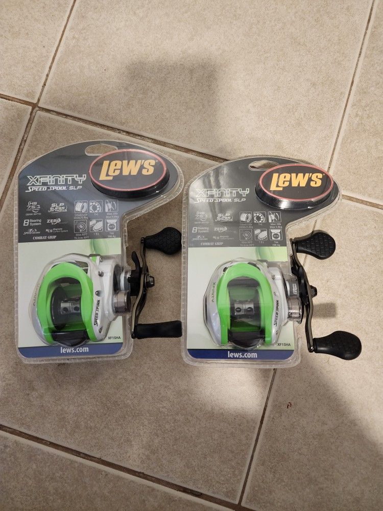 Lews Xfinity Speed Spool Slp Right Hand Bait Casting Reel Gear Ratio 7.5:1 Take It Both For $60