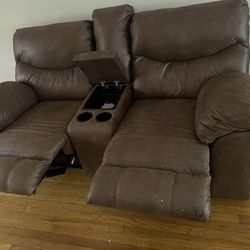 Reclining Couch And Loveseat Set