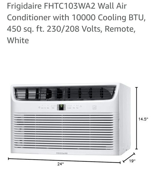 Frigidaire Window Ac 10,000btu 230v
