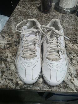 Puma White Low-Top Sneakers