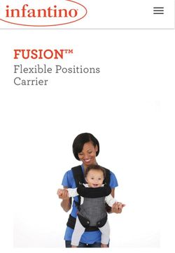 Infantino fusion carrier sales