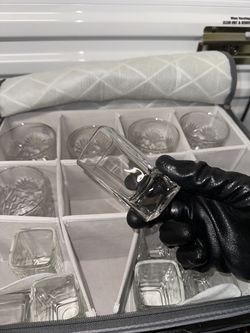 Clear Square Heavy Base Shot Glasses - $2 Each