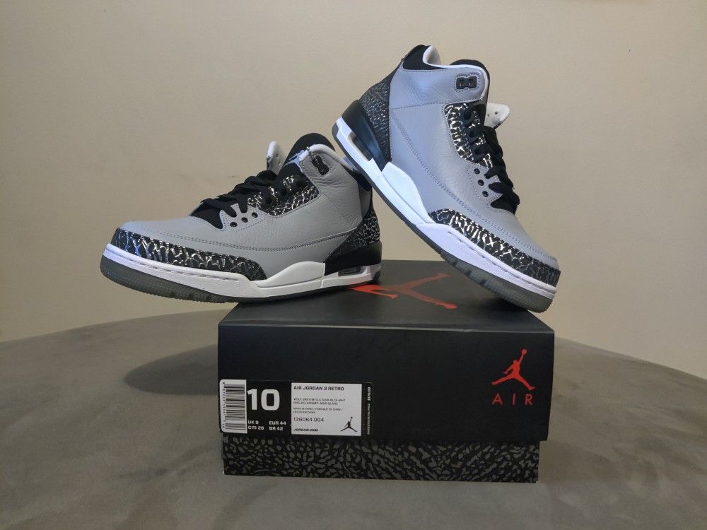 Air Jordan 3 Retro "Wolf Grey"