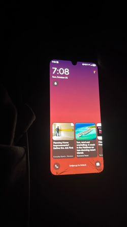 Android Smartphone with Teardrop Notch Display