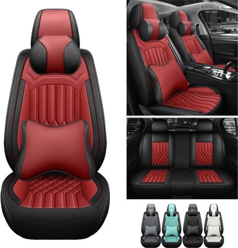 Universal Car Seat Covers (Black+red)