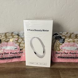 Electric V- Face Shaping Massager & Lip Masks