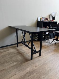 Black Counter-Height Dining Table / Bar Table