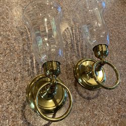 Wall GOLDEN Candle Holders