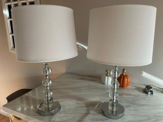 Set of two modern lamps table lamps