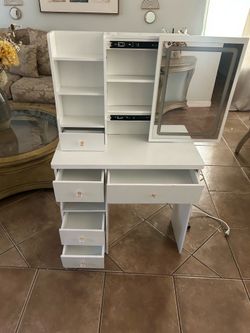 Small white vanity