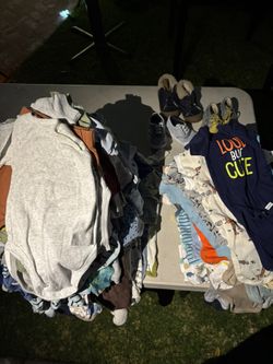 Baby Boy Clothes Newborn Size To 6 Months And Beanies/ Mits/socks