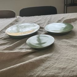 Korean Artisan Serving Plate Set