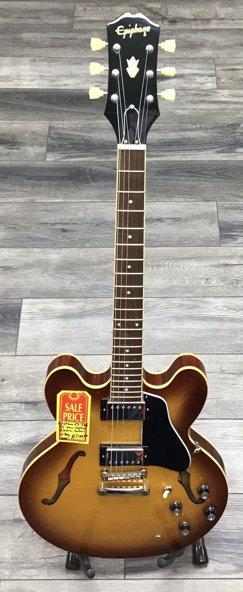 Epiphone ES-335 IG Semi- Hollow Electric Guitar W/ Bag 2021 