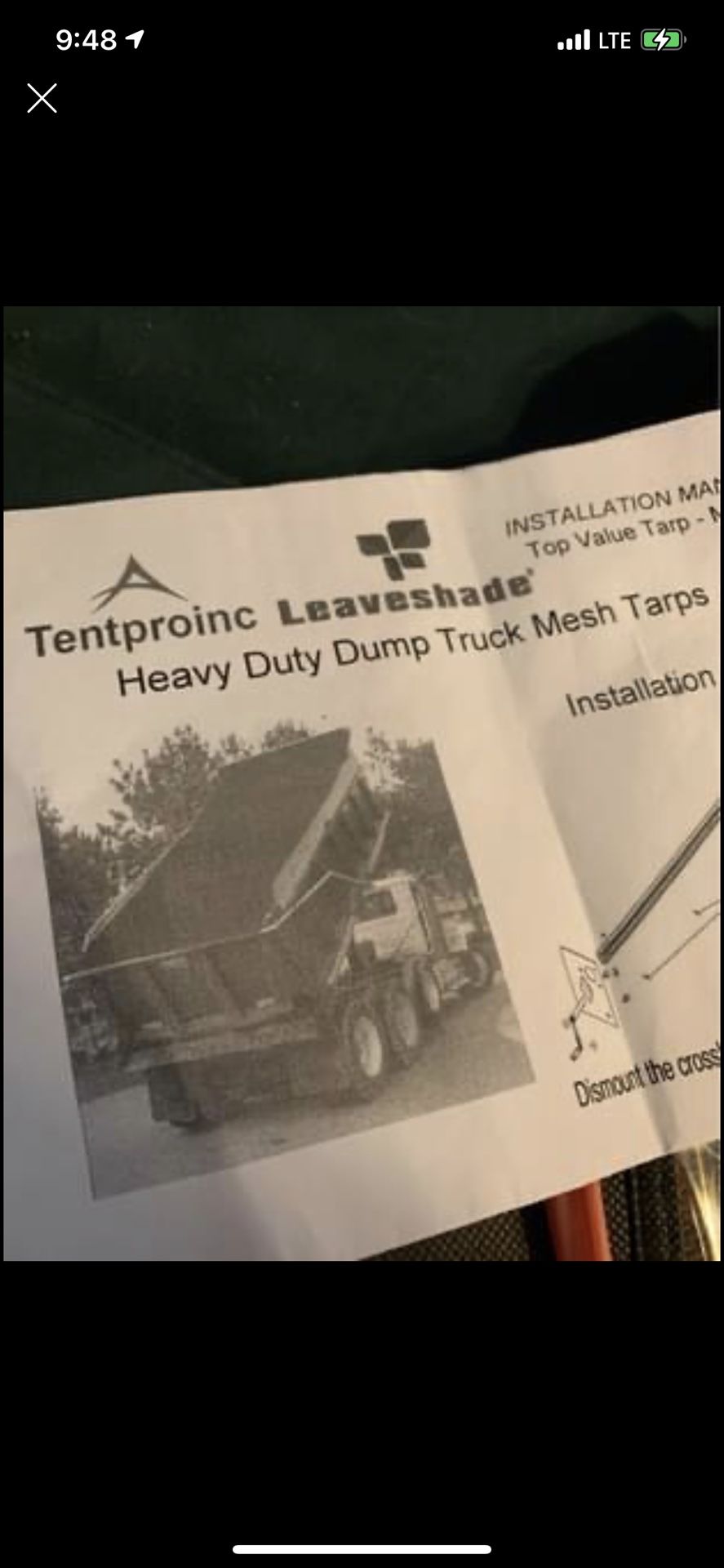 Tentproinc Heavy Duty Dump Truck Mesh Tarp