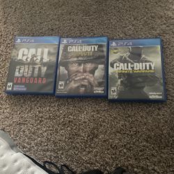 3 Call Of Duty Games $30