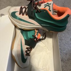 NIKE KD VII 7 EASY MONEY 6 MYSTIC GREEN BROWN GUM x still Imtd