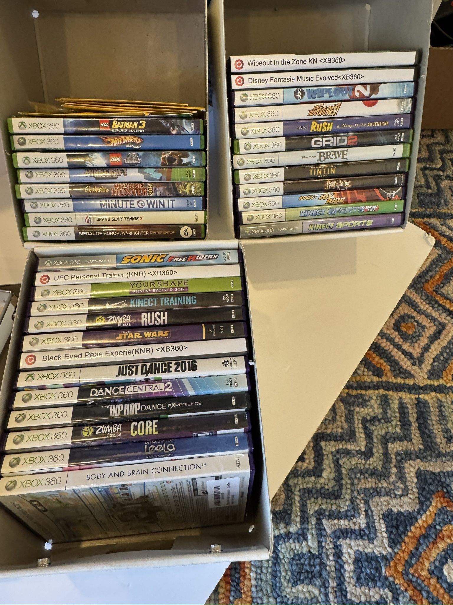 Huge XBOX 360 & Kinect Family Bundle