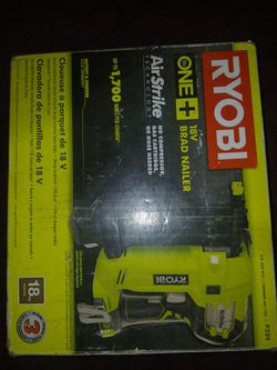 RIOBI 18V BRAD NAILER