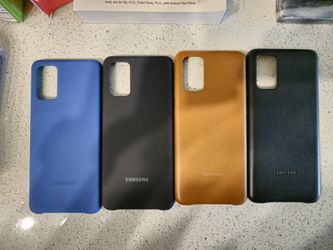 Genuine Original Samsung Galaxy S20 Plus Silicone Leather Cases