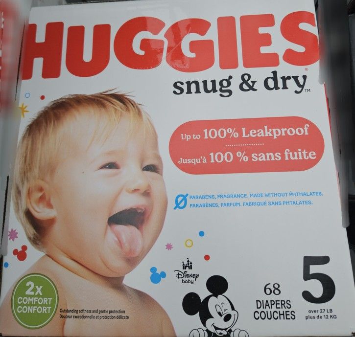 Huggies Size 5 68 Count $25