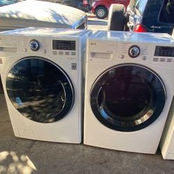 SET WASHER AND DRYER LG WHITE ✨️SIDE BY SIDE - STACKABLE ✨️ 🆓️FREE DELIVERY 🆓️