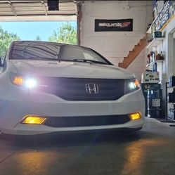 H7 LED Headlight Bulb,  High-Focus Extremely Bright 6500K Cool White Conversion Kit - Adjustable Beam, Halogen Replacement 