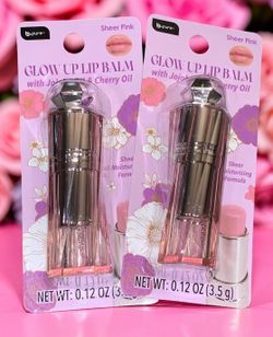 (2) Glow Up Lip Balm Sheer Pink Dior Dupe