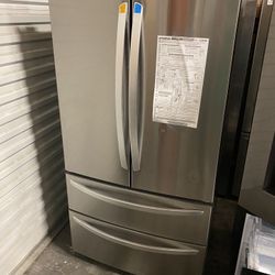 Stainless Steel 23 Cu. Ft. French Door Counter Depth Refrigerator 