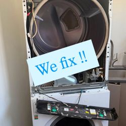 We fix Dryers, Washers, Fridges, Stoves. 
