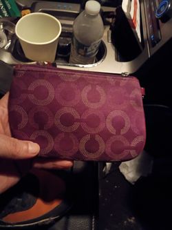 Coach wallet pouch