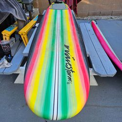 Wavestorm Rainbow Surfboard, 8ft soft top with leash, good condition