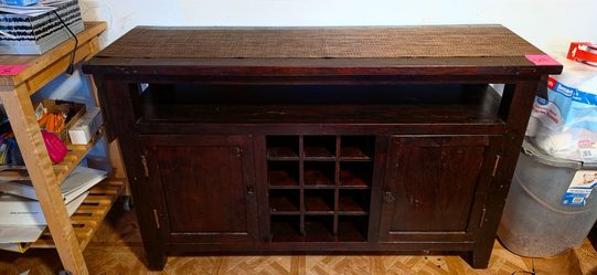 Wood Buffet/Bar Table