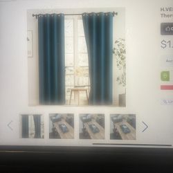 Blackout Curtains, Thermal Insulated