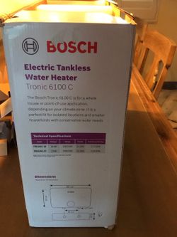 Tankless water heater