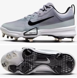 Brand New Nike Force Zoom Trout 9 Pro Baseball Metal Cleats Grey White
Men Sizes  8.5