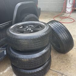 Jeep Commander/Cherokee Tires And Wheels + Full Size Spare 