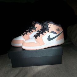 Pink Nike Air Jordan 1s  High Tops 