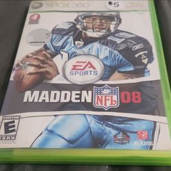 Madden NFL 08 Xbox 360