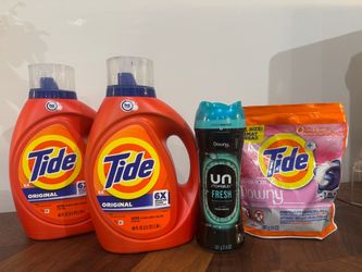 Brand-new, sealed laundry bundle