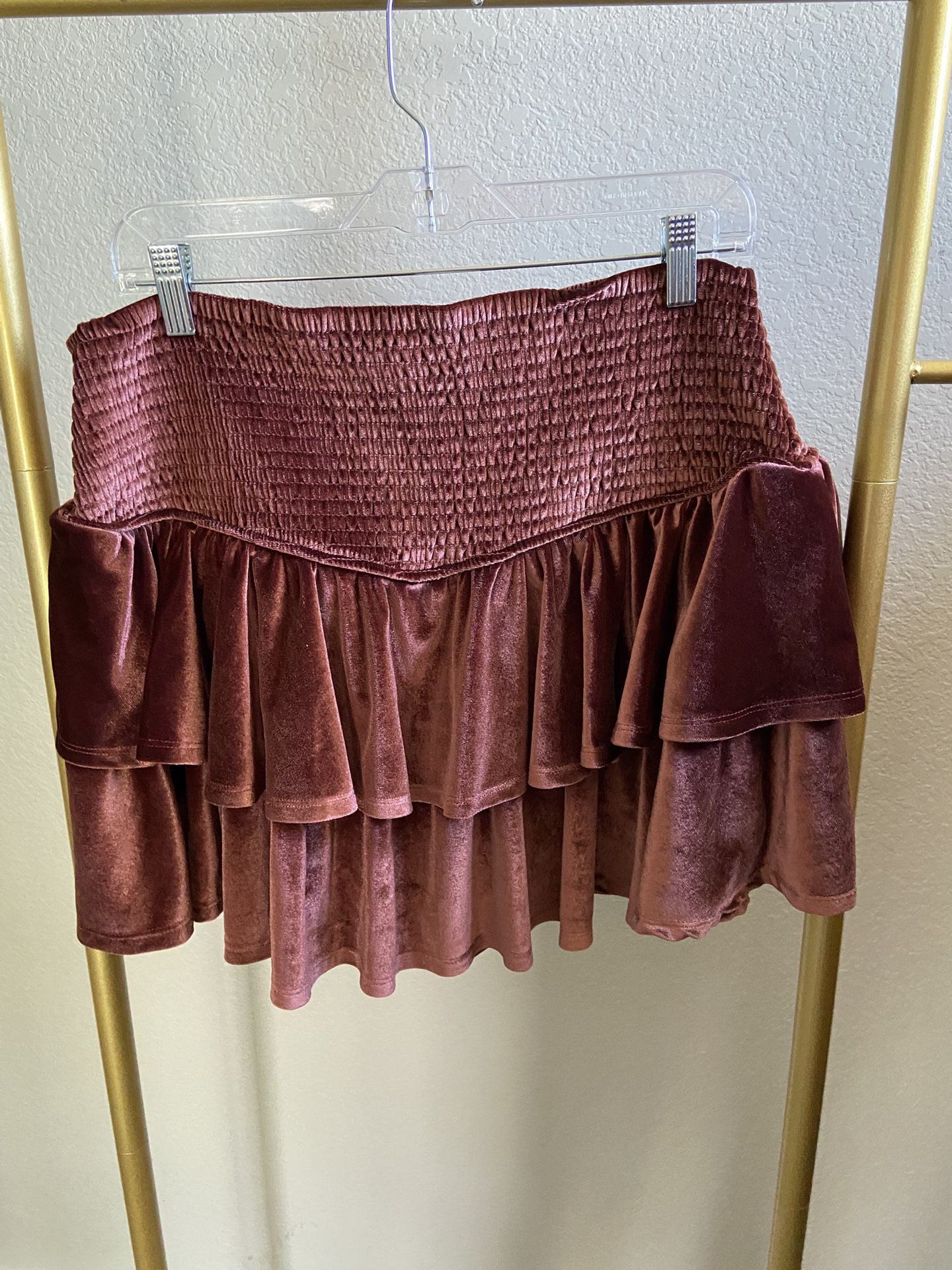 Arula Plus Size 2x Velvet Skort