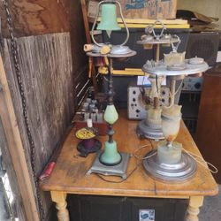 Three Chrome And Onyx Smokers From 1930's