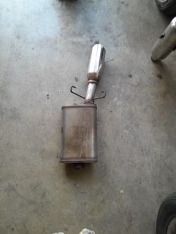 No Brand Muffler With Chrome Tip