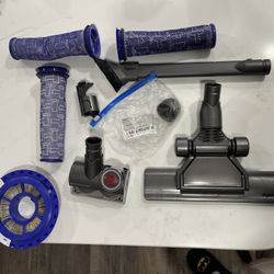 Dyson attachments, filters DC41, and All parts You See In The Pictures