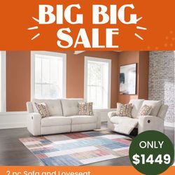 2 Pc sofa And Loveseat 