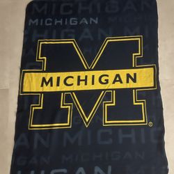 Michigan Wolverine University Of Michigan Fleece Plaid 