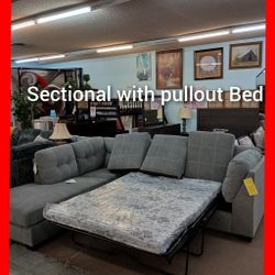 🤓 Sectional Sofa Sleeper Pullout Bed