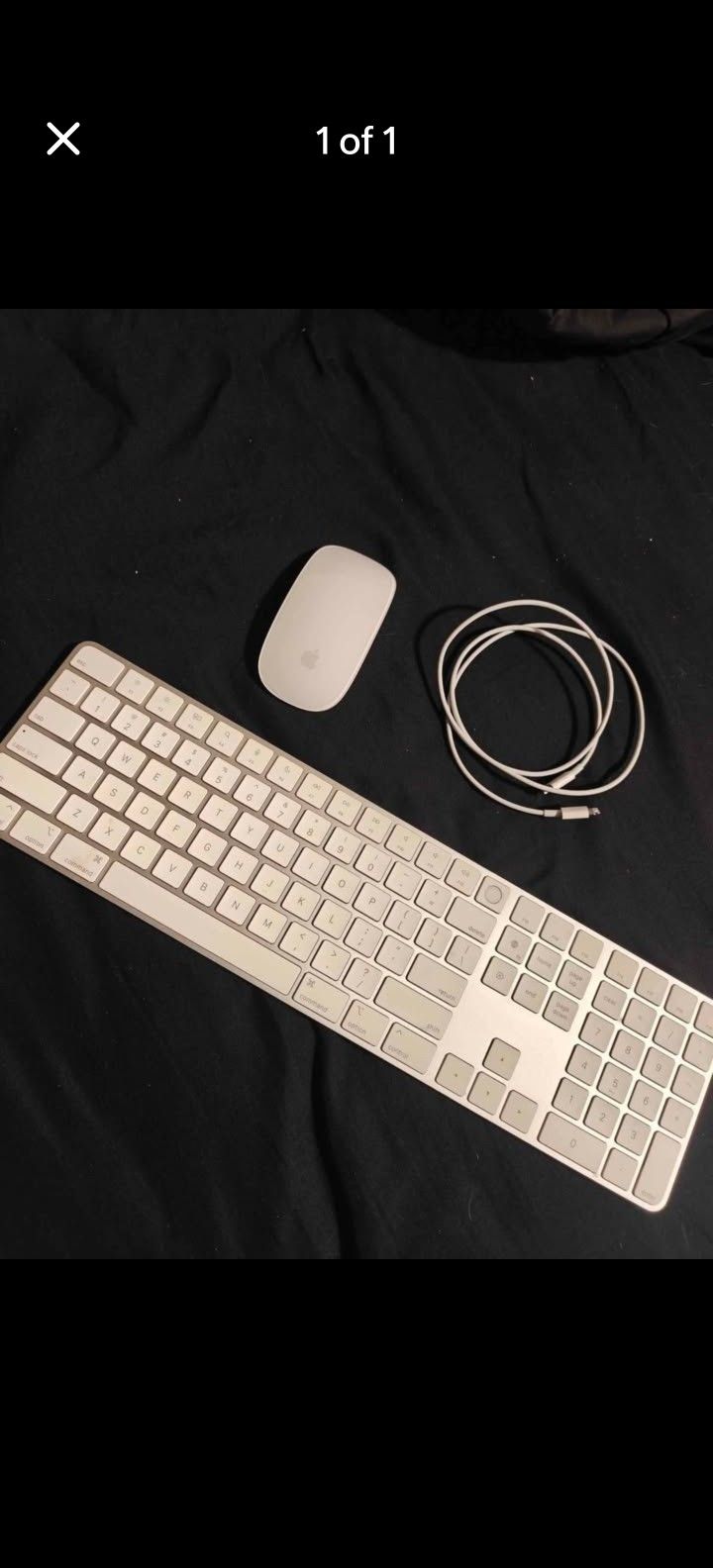 Apple Magic Keyboard (Numeric) + Magic Mouse 2 w/ Cable
