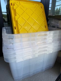 Storage Bins: Various Sizes